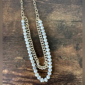 Kendra Scott Rebecca Multi Strand Necklace in Gold and Howlite